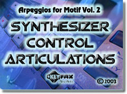 Synthesizer Control Articulations