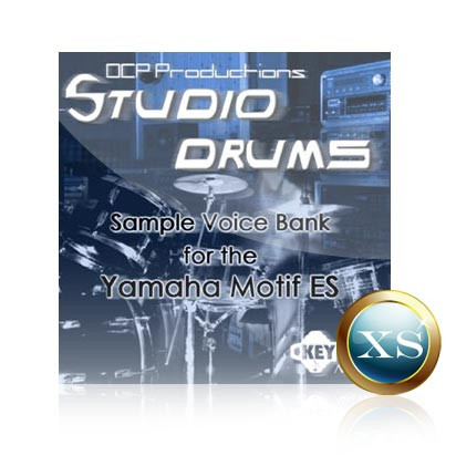 Studio Drums - Voice Bank for Yamaha Motif XS