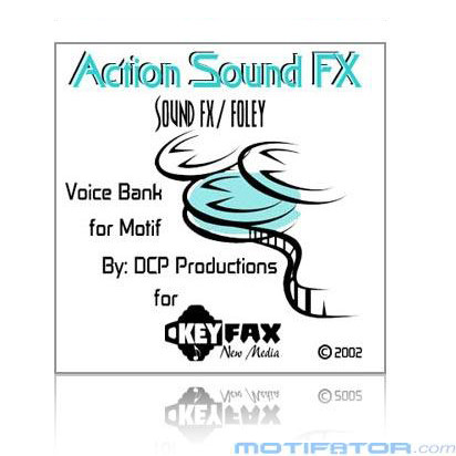 Action Sound FX Foley  - Voice Bank for Yamaha Motif ES/Classic